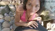 Play Hone tits adolescent latina has hot riverside sex (4k pov) - messiahina rio