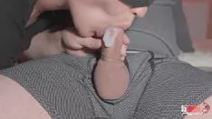 Play Surprising shut-up squanderjob with cum in verbalise