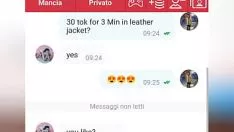 Odtwórz Skórzana kurtka z koronką kamery