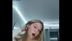 Play Blond adolescent ribbing her titties on perisget by