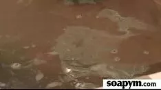 تشغيل عامل التطهير يعجن حتى النهاية بضربة كبيرة 26