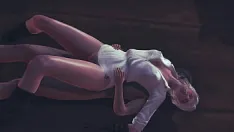 Abspielen Ciri aus dem hexer, auch bekannt als ciri aus vengerberg, 3d-animation sfm – harter anal-doggystyle-fick und abspritzen außerhalb ihres weißen körpers