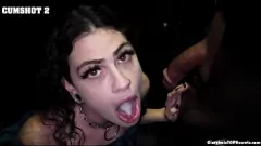 Putar Hot & Steamy Gloryhole Encounter: Lydia Black Swallows Nacho Vegas 'Load