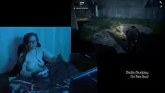Putar Buxom Brunette Bailey mencari kesenangan dalam gameplay Alan Wake