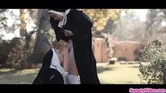 Play Horned nuns figure out kitty-caties later the masses
