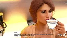 再生 昔を取り戻す-喫茶店e3＃5に楽しいミッシーを誘惑した